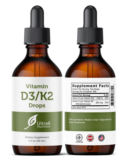 Vitamin D and K2 Drops